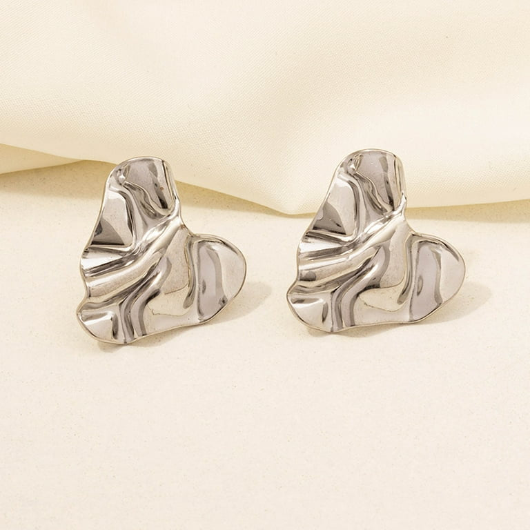 IRREGULAR HEART EARRINGS