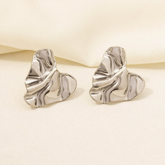IRREGULAR HEART EARRINGS