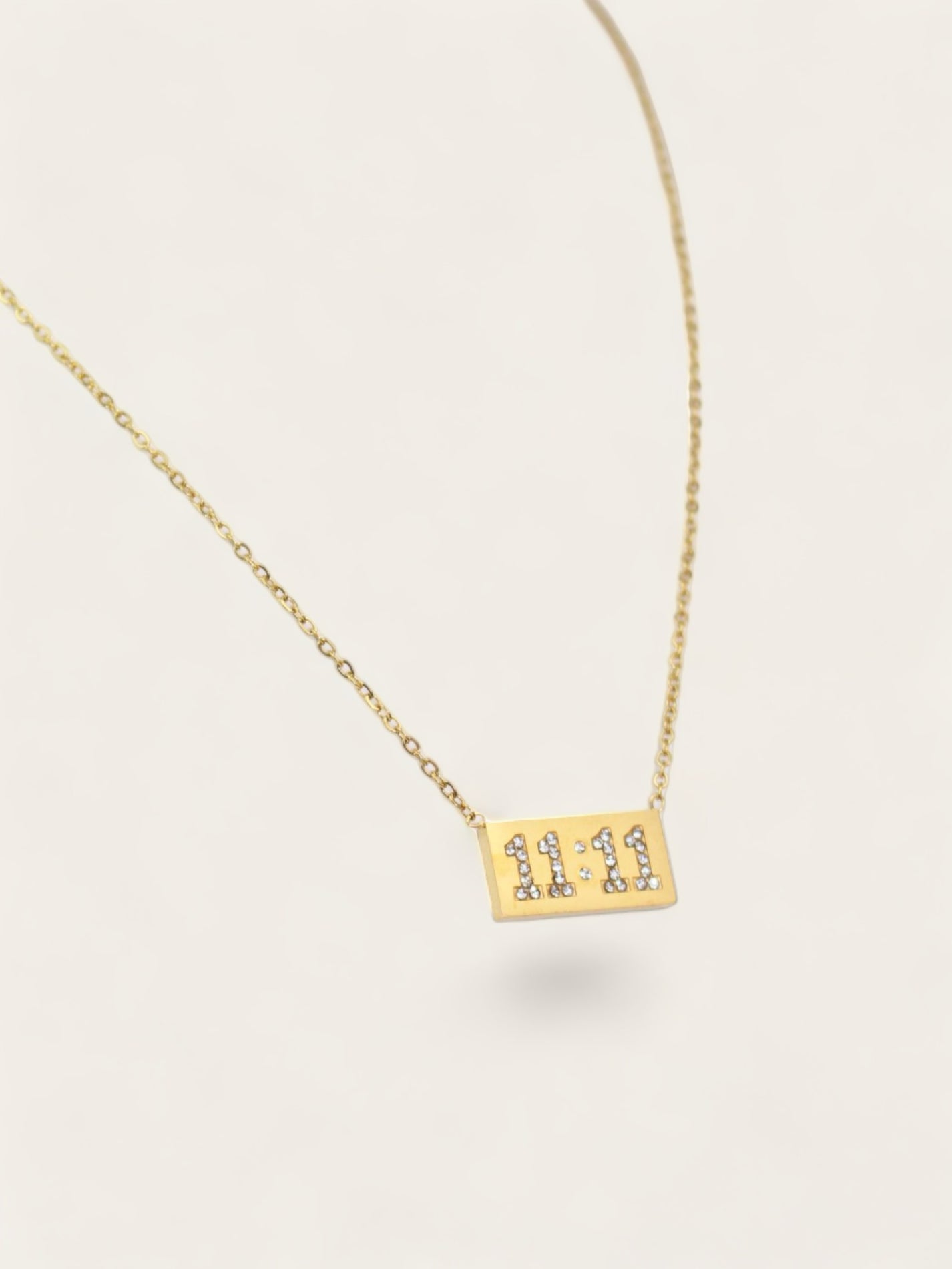 11:11 SQUARE DIAMOND NECKLACE