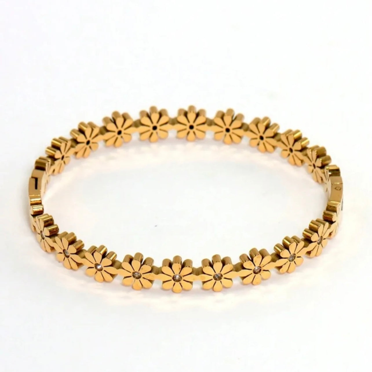 DAISY BLOSSOM BANGLE BRACELET