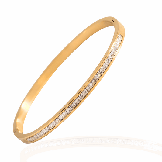 ELEGANT CRYSTAL BANGLE BRACELET