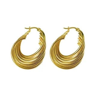 CASCADE HOOP EARRINGS