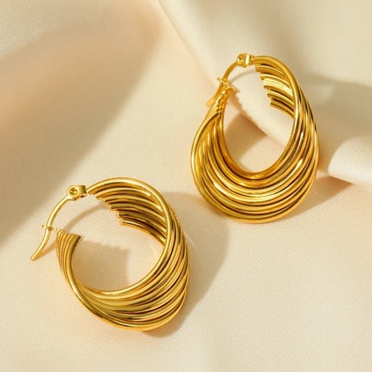 CASCADE HOOP EARRINGS