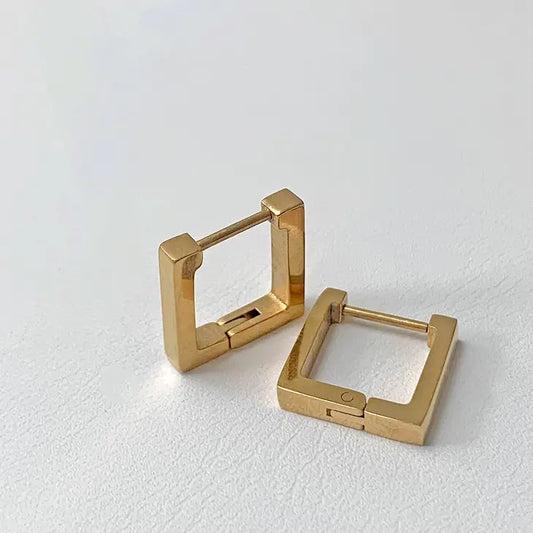 SQUARE HOOP EARRINGS