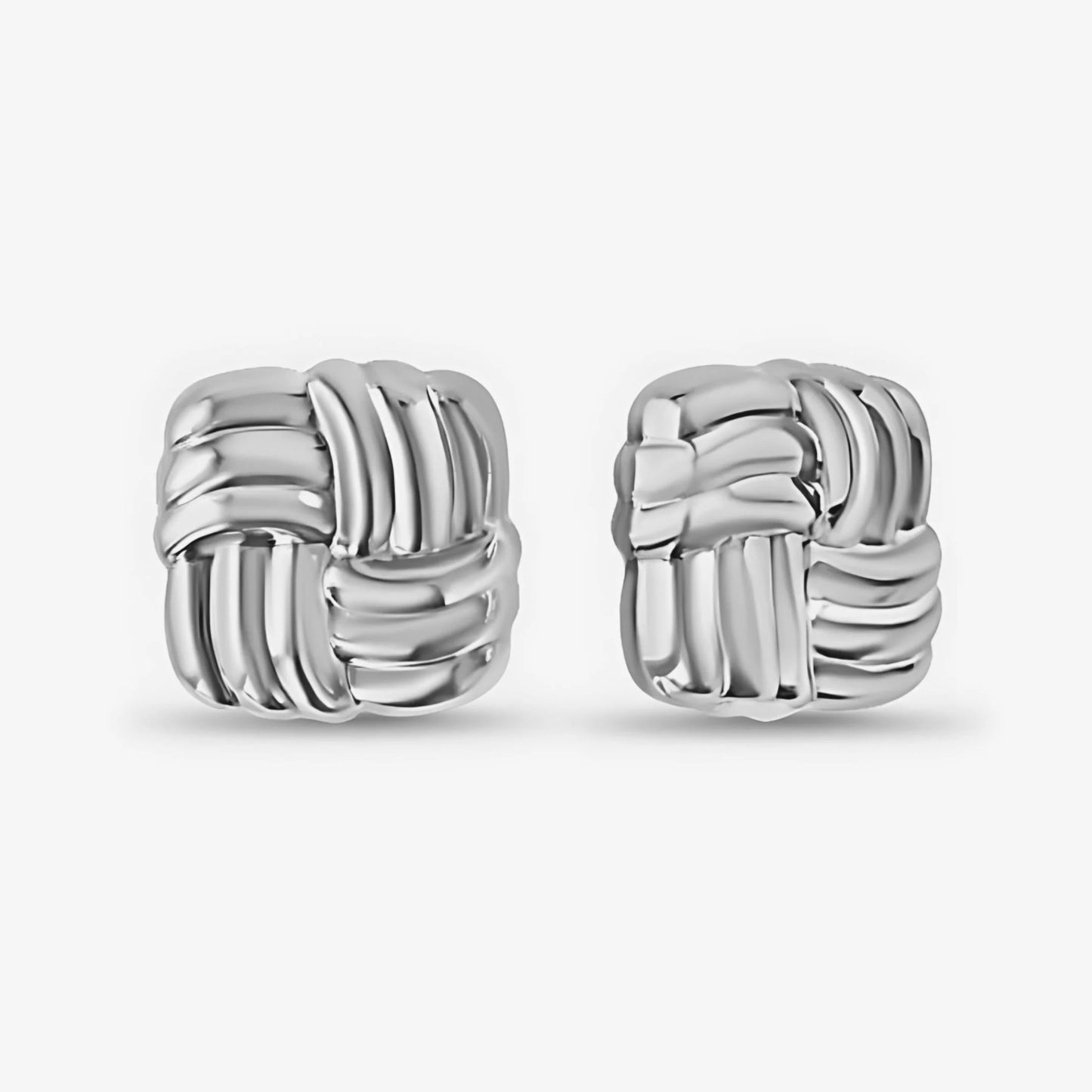 KNOTTED STUD EARRINGS