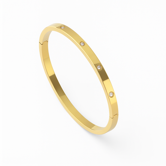 DIAMOND ACCENTS BANGLE BRACELET