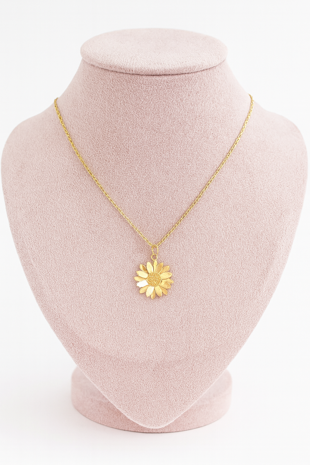 sunflower necklace
