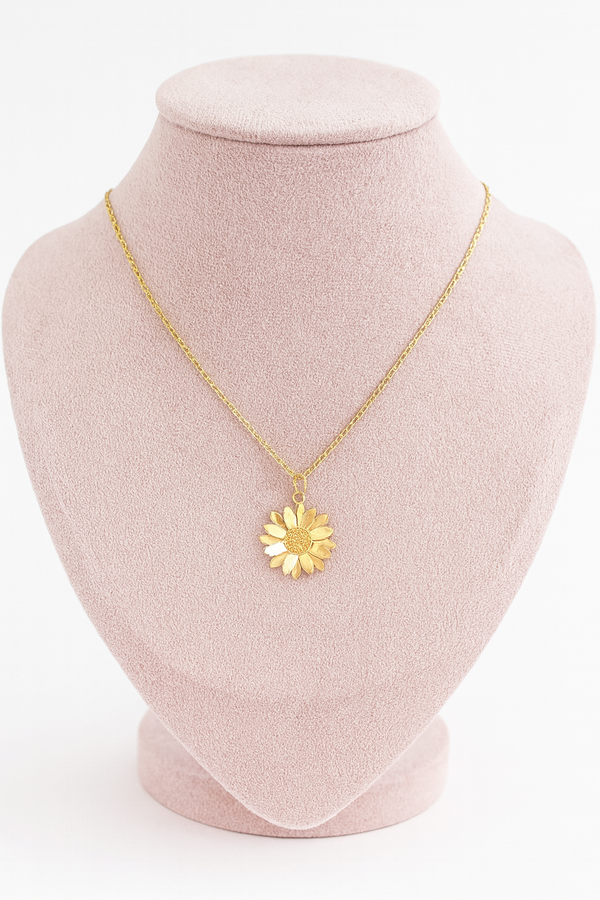 sunflower necklace