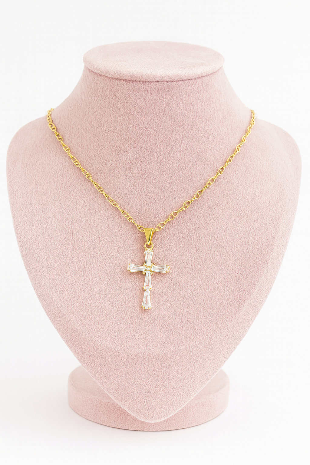 diamond cross necklace