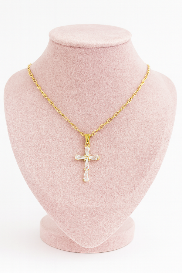 diamond cross necklace