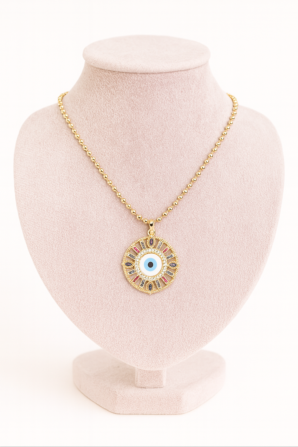 Radiant eye pendant