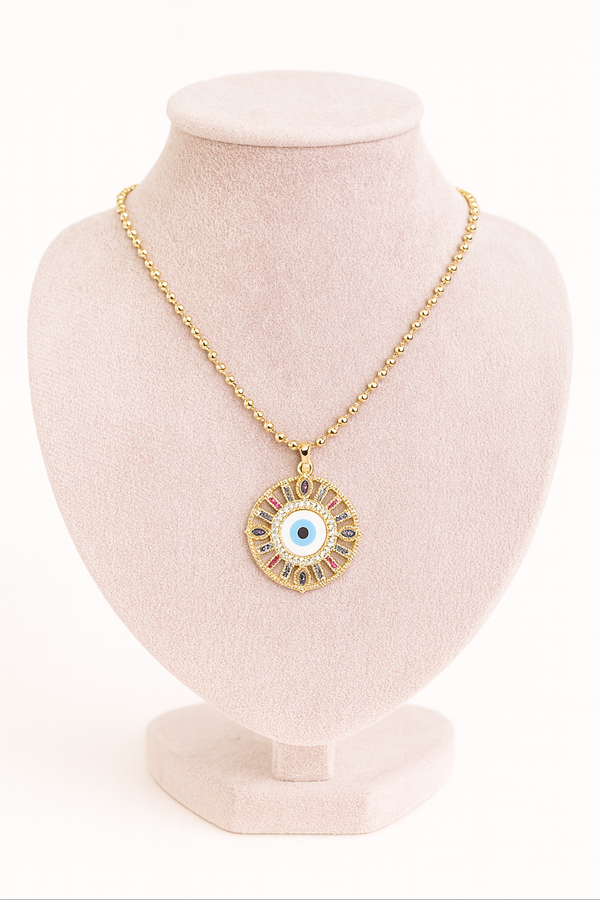 Radiant eye pendant