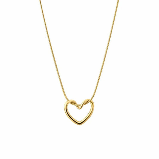 HOLLOW HEART NECKLACE