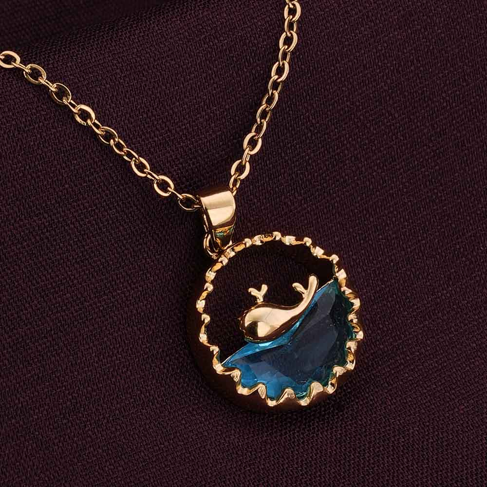 WHALE PENDANT NECKLACE