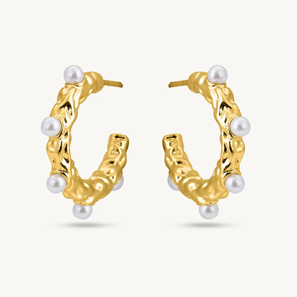 MOLTEN PEARL HOOPS