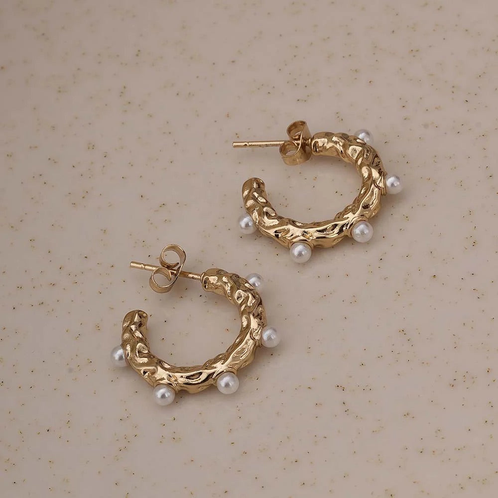 MOLTEN PEARL HOOPS