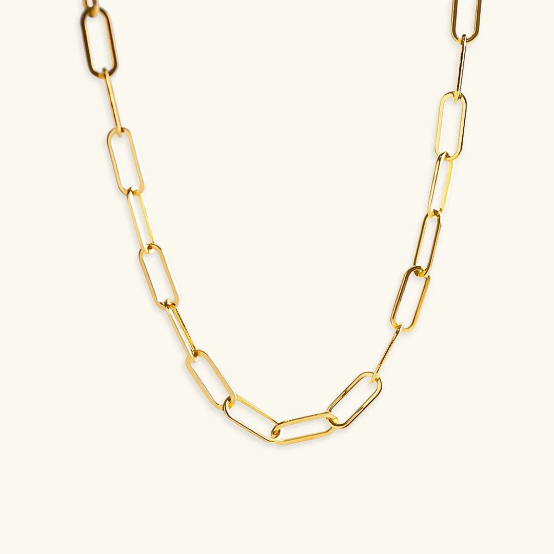 PAPERCLIP CHAIN NECKLACE
