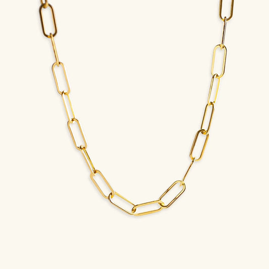 PAPERCLIP CHAIN NECKLACE