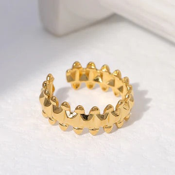CARLOTTA 18K GOLD PLATED RING