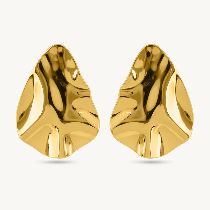 LEAF STUD EARRINGS