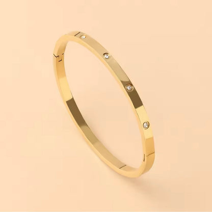 DIAMOND ACCENTS BANGLE BRACELET