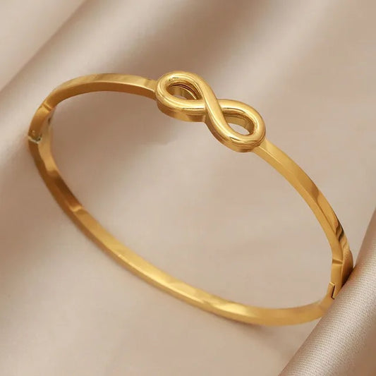 INFINITY BANGLE BRACELET