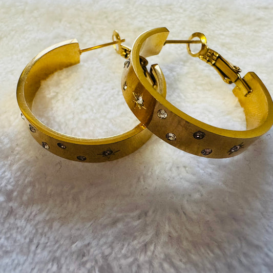 GALAXY HOOP EARRINGS